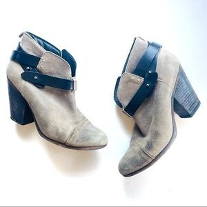 Rag & Bone Newbury Brown Suede Booties